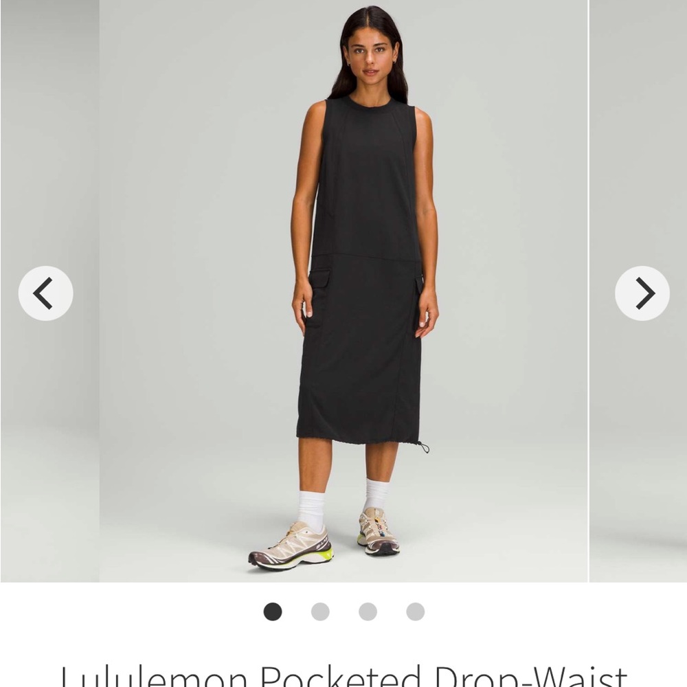 Lululemon pocketed midi dress
